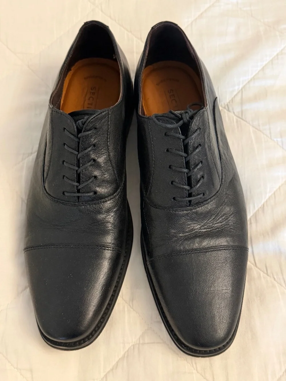 Section X mens lace up dress shoes